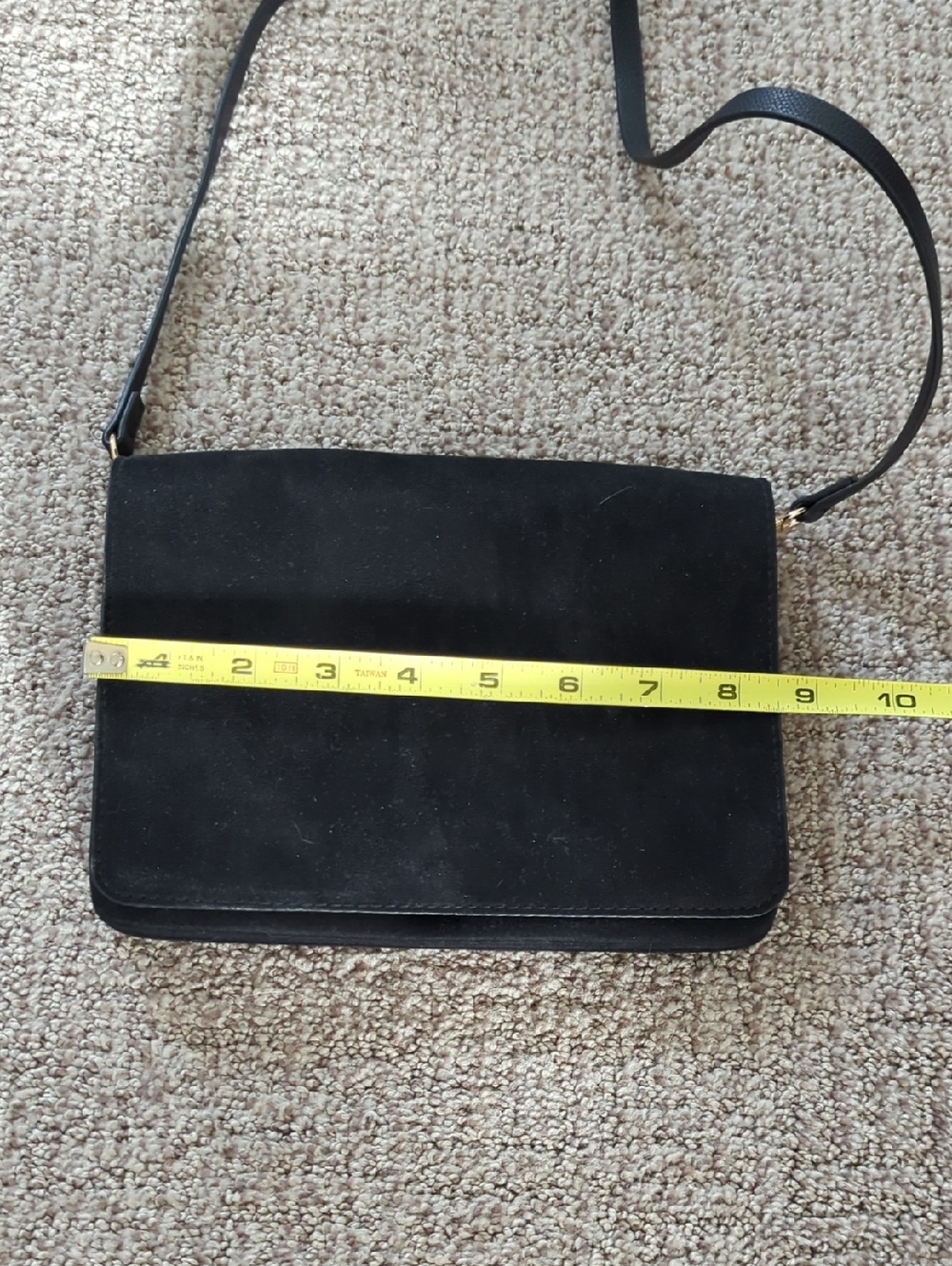 H&M Black Minimalist Crossbody Bag